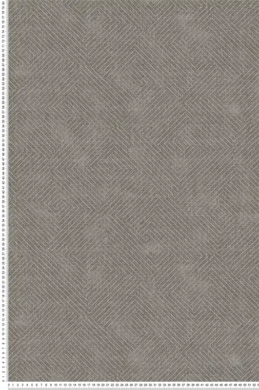 Top Vente Papier peint Ethnique Géométrique gris argenté - Vancouver de Montecolino Réf. MC-SY27526