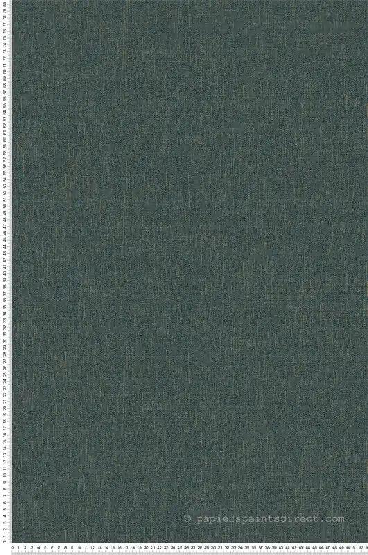 Papier peint Faux uni Textile Métallisé bleu canard doré - Vancouver de Montecolino Réf. MC-SY27515 Prix Promo