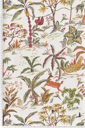 Achat Immédiat Papier peint Jungle Originale Salento marron - Ananda d‘Osborne & Little Réf. OSB-W8036-03