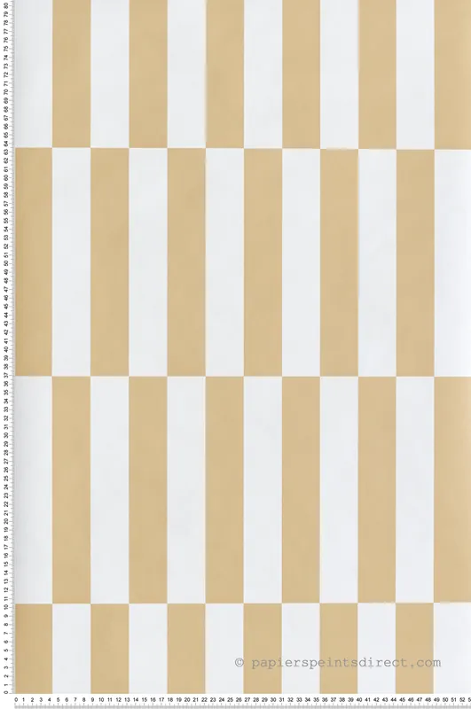 Dernière Chance Papier peint Piano Ritmo Rectangle beige caramel - Maison Paradis de Lutèce Réf. LTC-MP15553