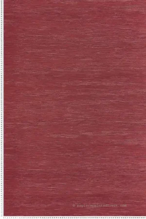 Papier peint Faux Uni Tissage Tatami grenat - Le Jacquard de Casamance Réf. CAS-C75346528 Expédition Rapide