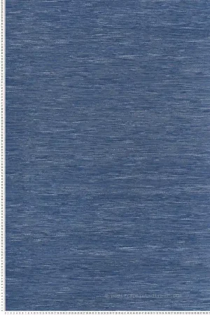 Bon Plan Papier peint Faux Uni Tissage Tatami bleu électrique - Le Jacquard de Casamance Réf. CAS-C75345814