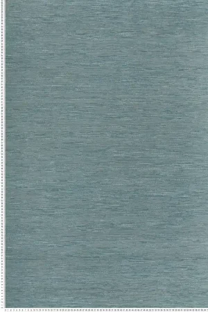 Papier peint Faux Uni Tissage Tatami bleu persan - Le Jacquard de Casamance Réf. CAS-C75345712 Meilleur Prix