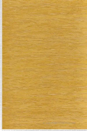 Offre Exclusive Papier peint Faux Uni Tissage Tatami curry - Le Jacquard de Casamance Réf. CAS-C75344996