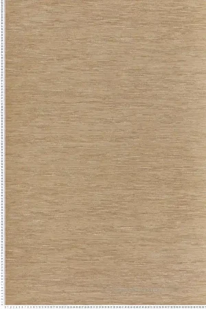 Papier peint Faux Uni Tissage Tatami beige brun - Le Jacquard de Casamance Réf. CAS-C75344588 Top Vente