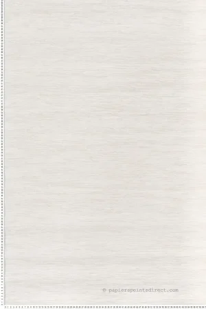 Papier peint Faux Uni Tissage Tatami écru - Le Jacquard de Casamance Réf. CAS-C75343976 Nouvel Arrivage