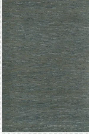 Remise Papier peint Faux Uni Tissage Tatami bleu paon - Le Jacquard de Casamance Réf. CAS-C75343670