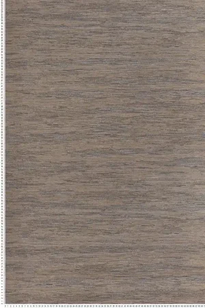 Papier peint Faux Uni Tissage Tatami anthracite mordoré - Le Jacquard de Casamance Réf. CAS-C75342650 Paiement Sécurisé