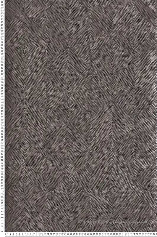 Offre Exclusive Papier peint Bois Enitan brun irisé - The Texture Book de Masureel Réf. MAS-TRI102