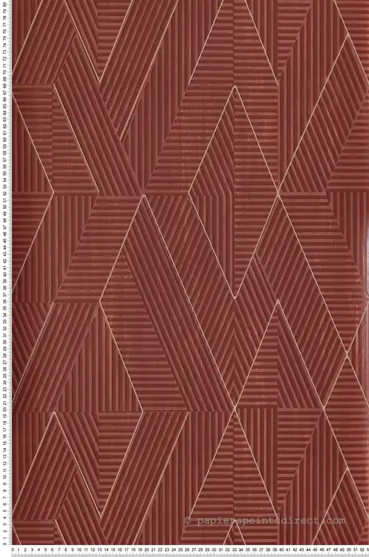 Prix Promo Papier peint Effet Pierre Barite bordeaux irisé - The Texture Book de Masureel Réf. MAS-PRI304