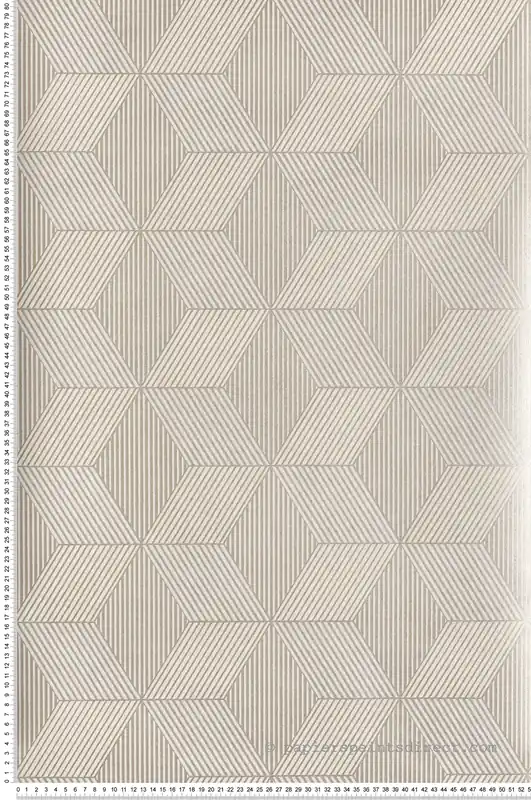 Papier peint Géométrie Manhattan sable irisé - The Texture Book de Masureel Réf. MAS-ORB502 Paiement Sécurisé