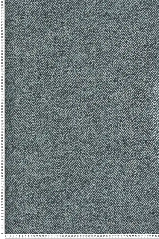 Offre Limitée Papier peint Chevron Rocco bleu argenté - The Texture Book de Masureel Réf. MAS-ILA701