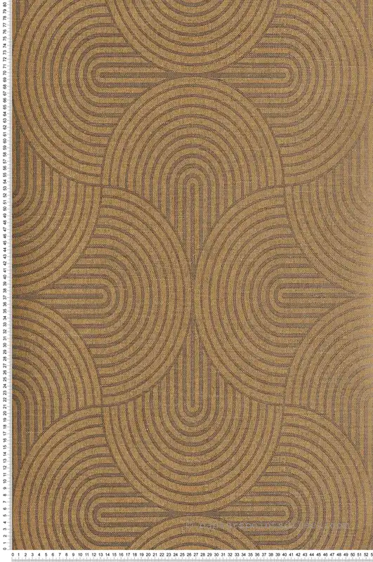 Papier peint Spirale Earth ocre - The Texture Book de Masureel Réf. MAS-EAR605 Commande En Gros