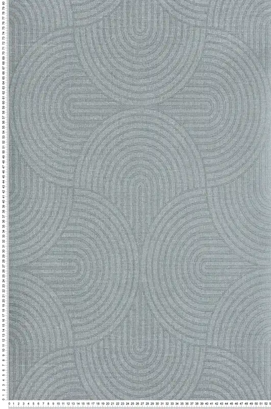 Satisfait Ou Remboursé Papier peint Spirale Earth bleu irisé - The Texture Book de Masureel Réf. MAS-EAR603