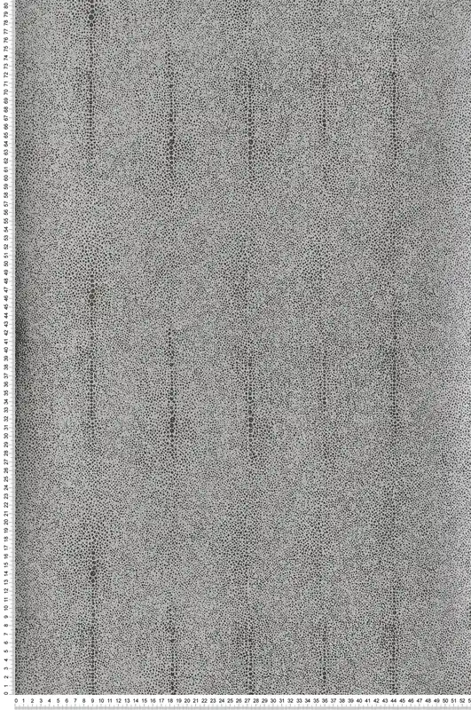 Papier peint Effet Peau Iguana gris argenté - The Texture Book de Masureel Réf. MAS-CAB901 Authentique