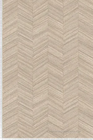 Acheter En Ligne Papier peint Chevron Bois Ocotea grège - Nature sur Mesure de Casamance Réf. CAS-B75372548