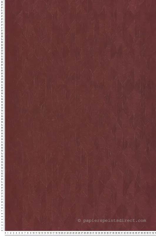 Top Vente Papier peint Feuille Art Déco Tarrazu bordeaux - Vegetals de Casadéco Réf. VEGE201278888