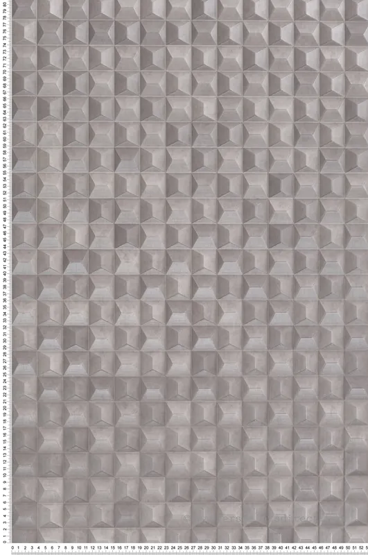 Prix Choc Papier peint Cube 3D gris souris - Architexture de Montecolino Réf. MC-AZ15522