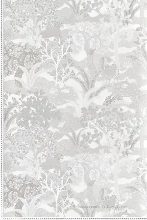 Nouvel Arrivage Papier peint Nature Ethnique Fabulo gris doré - Amazone de Masureel Réf. MAS-ZON502
