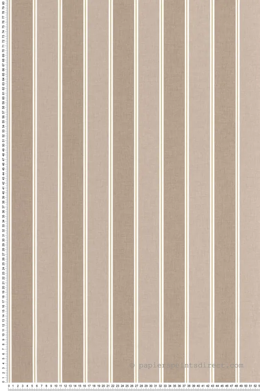 Marque Papier peint Rayures Classique Vintage Lines taupe doré - Line Up de Casélio Réf. LNP106731120