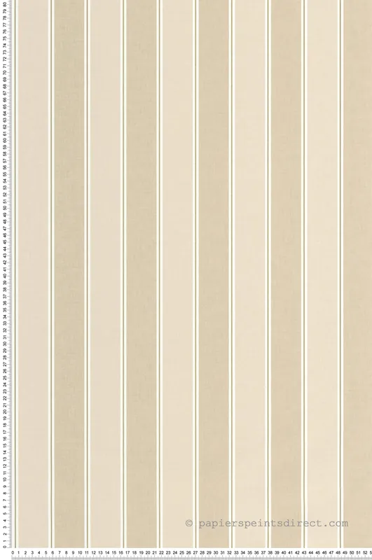 Marque Papier peint Rayures Classique Vintage Lines beige doré - Line Up de Casélio Réf. LNP106731020