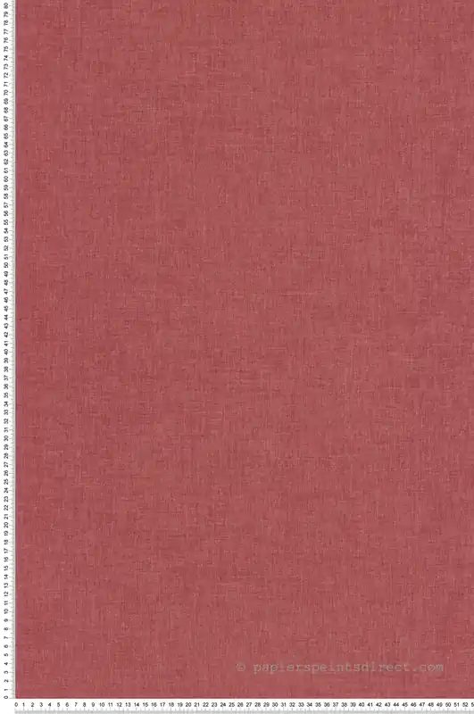 Vente Directe Papier peint Uni Toile rouge brique - Line Up de Casélio Réf. LNP68525760