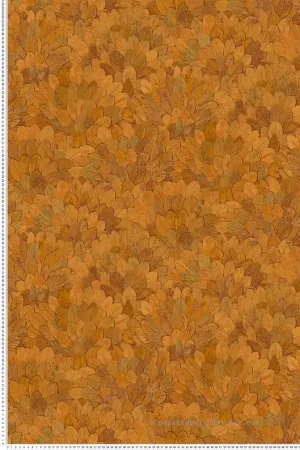 Papier peint Feuille Feijoa safran - Modernismo de Casamance Réf. CAS-76841324 Meilleure Vente