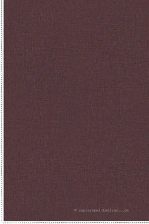 Papier peint Uni Lin Étoffe Lina prune - Modernismo de Casamance Réf. CAS-76853364 Offre Limitée