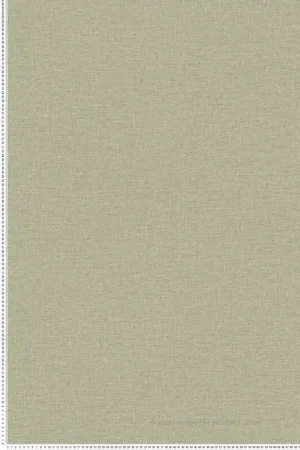 Papier peint Uni Lin Étoffe Lina vert amande - Modernismo de Casamance Réf. CAS-76852956 Must-Have