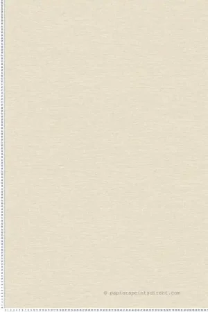Papier peint Uni Lin Étoffe Lina ivoire - Modernismo de Casamance Réf. CAS-76851630 Bon Plan