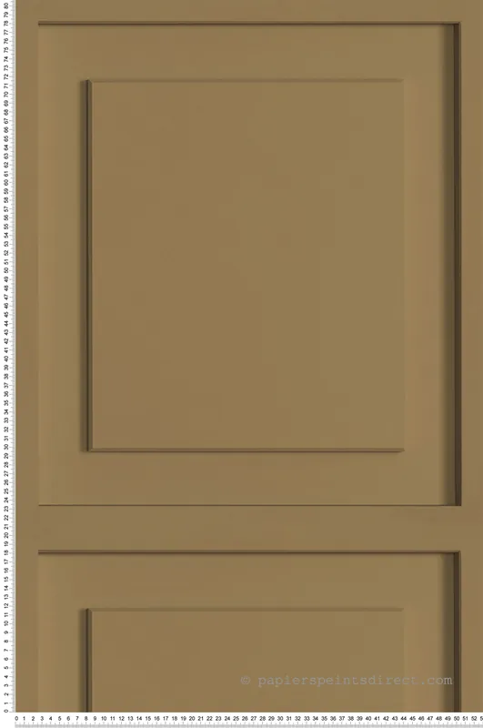 Haute Qualité Papier peint Moulure Moderne marron - Moulures & Co de Casadéco Réf. MOCO201372432
