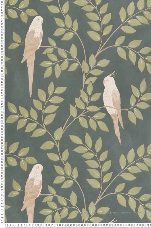 Vente Flash Papier peint Oiseau Jungle Equateur vert - Borneo de Casélio Réf. BORN106527254