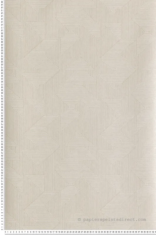 Papier peint Géométrique Angular nacré - Attitude de Lutèce Réf. LTC-DWP0368-01 Bon Plan