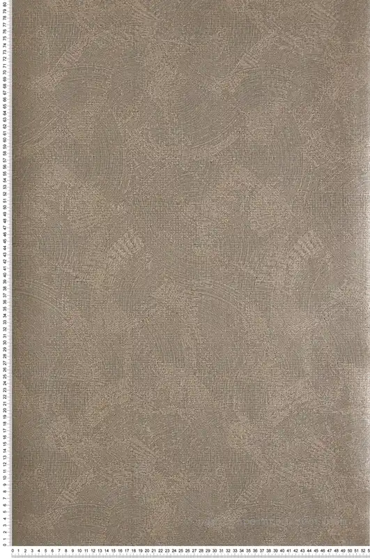 Nouvelle Collection Papier peint Cercle Graphique anthracite doré - Attitude de Lutèce Réf. LTC-DWP0366-08