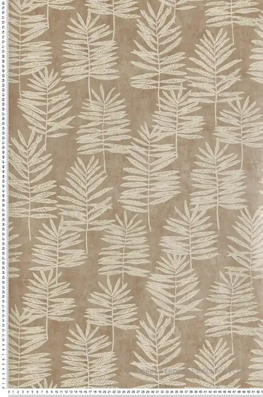 Offre Du Jour Papier peint Palmette taupe doré - Attitude de Lutèce Réf. LTC-DWP0365-02