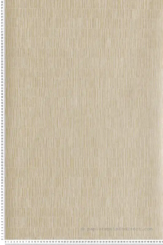 Nouvelle Collection Papier peint Store Bambou beige mastic doré - Attitude de Lutèce Réf. LTC-DWP0362-04