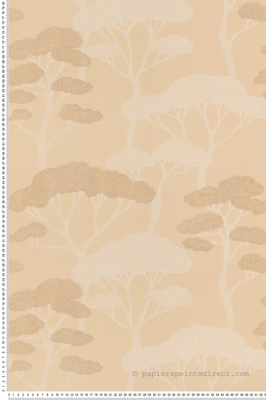 Papier peint Arbre Sweet beige - Light de Casélio Réf. LIG106621017 Pas Cher