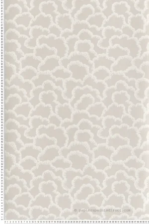 Papier peint Nuage Stratus grège - V&A Decorative Papers III d‘Initiales Réf. INI-2513-187-01 Bon Marché