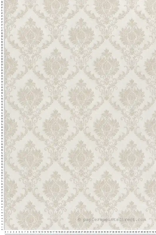 Commande En Gros Papier peint Médaillon Classique beige nacré - Venise de Montecolino Réf. MC-23643