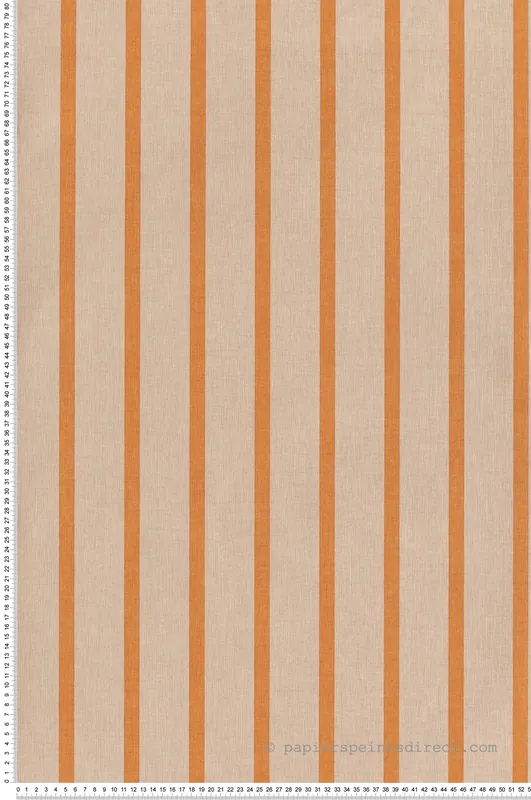 Vente Flash Papier peint Rayure Tissé Katy orange rose - Twist de Casélio Réf. TST106493043