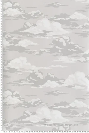 Papier peint Ciel Nuageux Cumulus gris - Beaux Arts de Lutèce Réf. LTC-M1810 Commander Vite