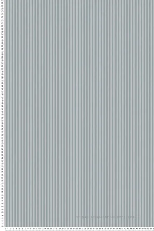 Papier peint Rayure Ticking Stripe bleu - Beaux Arts de Lutèce Réf. LTC-M1845 Nouvel Arrivage
