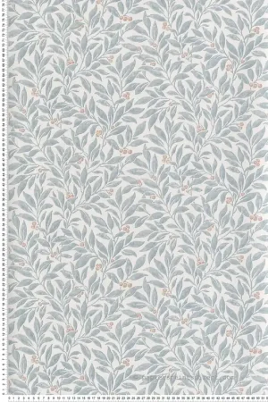 Papier peint Végétaux Winter Berry bleu - Beaux Arts de Lutèce Réf. LTC-M1841 Meilleur Choix
