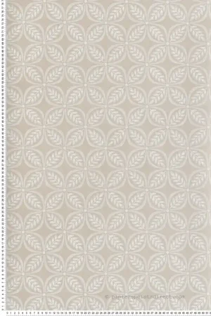 Papier peint Pétales Trellis Morgrove beige - Beaux Arts de Lutèce Réf. LTC-M1835 Nouveauté
