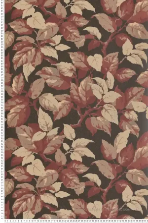 Bon Plan Papier peint Feuillage Canopy bordeaux chocolat - Beaux Arts de Lutèce Réf. LTC-M1805