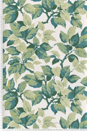 Papier peint Feuillage Canopy vert - Beaux Arts de Lutèce Réf. LTC-M1804 Certifié