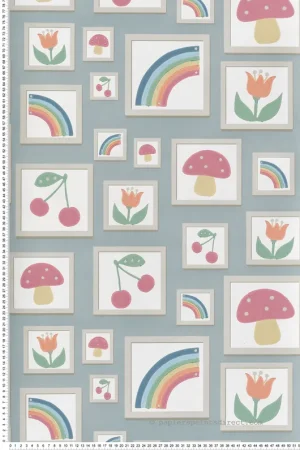 Papier peint Cadre Enfant Balance Celestial - Storybook Papers de Little Greene Réf. 0231BACELES Top Vente