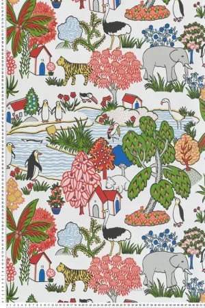 Super Prix Papier peint Animal Kingdom Atomic - Storybook Papers de Little Greene Réf. 0231ANATOMI
