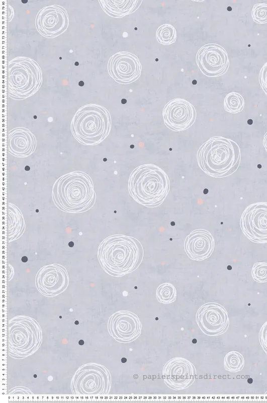 Vente Flash Papier peint Rond Bébé gris - Lilly & Luis d‘A.S. Création Réf. AS-771391