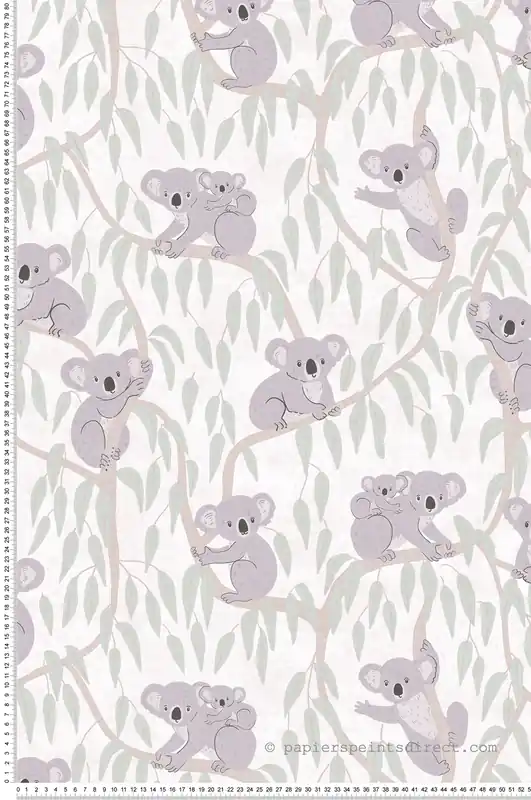 Commande En Gros Papier peint Enfant Koala gris - Lilly & Luis d‘A.S. Création Réf. AS-771341